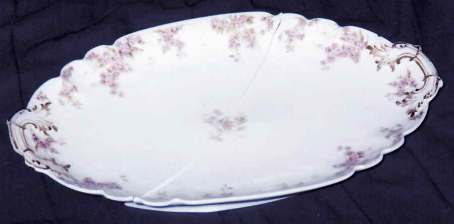 Schleiger 1289-3 14" Oval Serving Platter by Charles Field Haviland-1