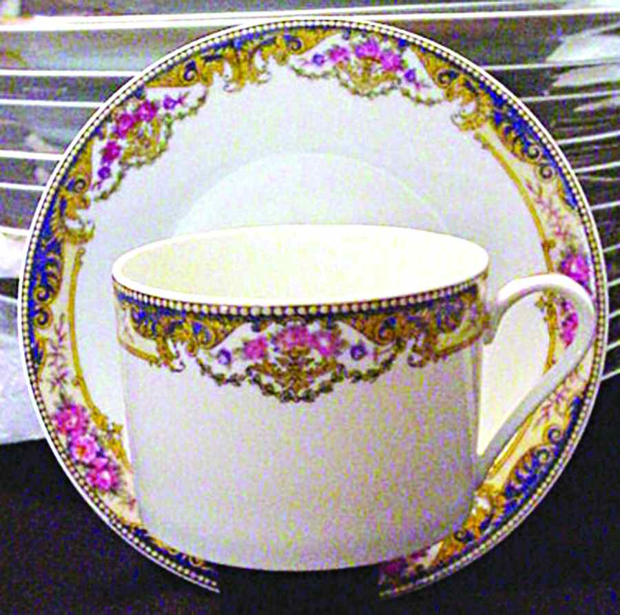 CNR39 Flat Cup & Saucer Set by Chastagner & Cie-1
