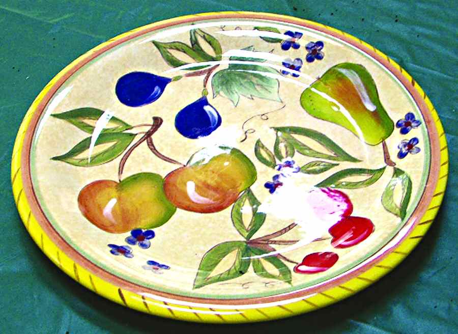 Tossed Fruit Luncheon Plate by Certified International-1