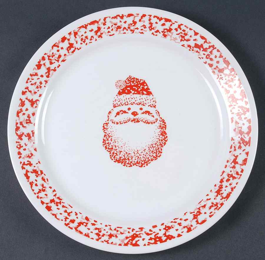 Sponge Santa (Corelle) Dinner Plate by Corning Corelle-1