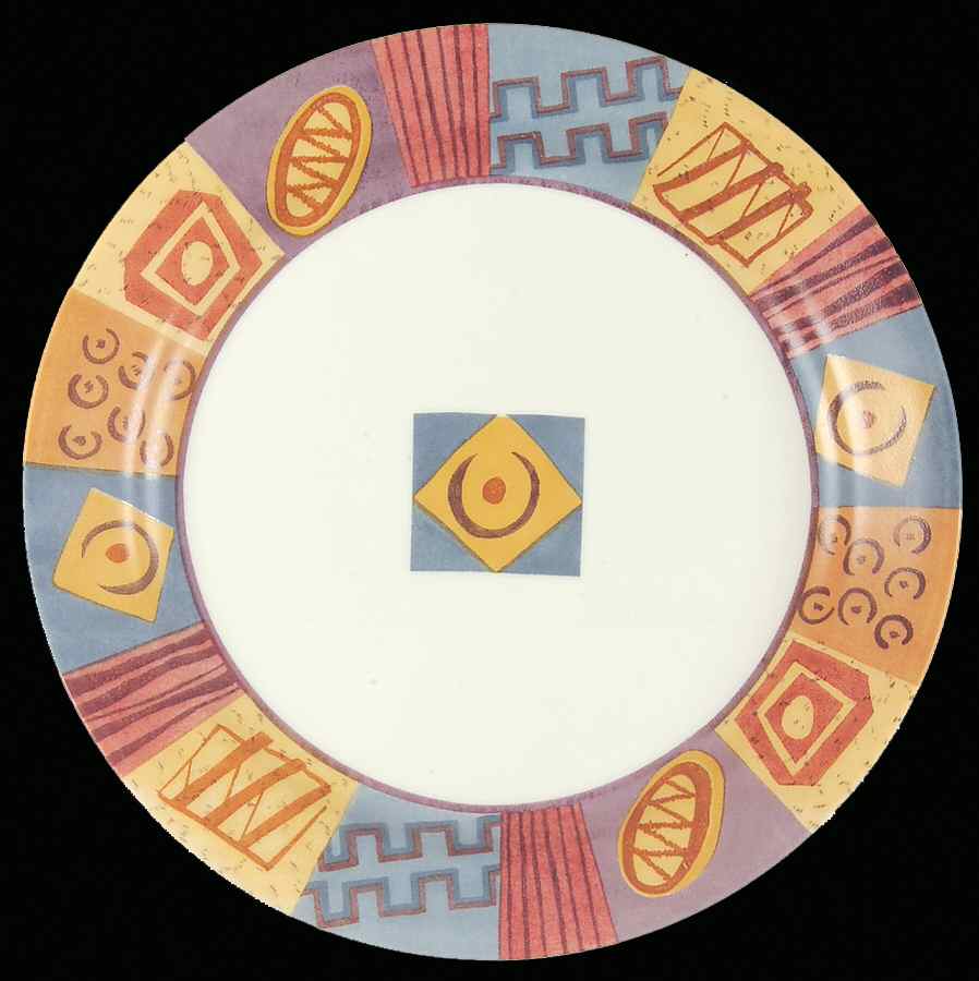 Tribal (Corelle) Luncheon Plate by Corning Corelle-1