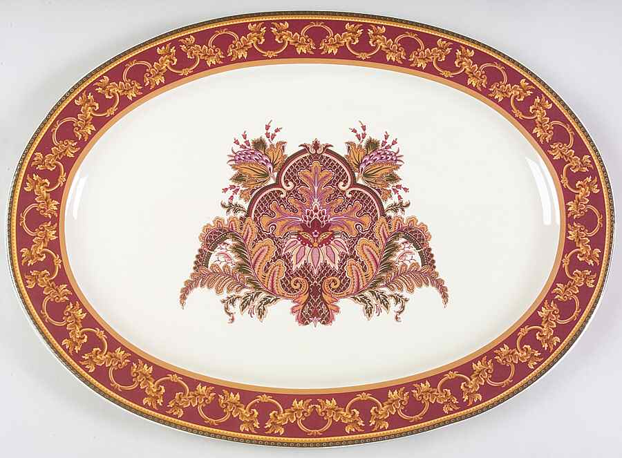 Ancient Kingdom 18" Oval Serving Platter by Certified International-1