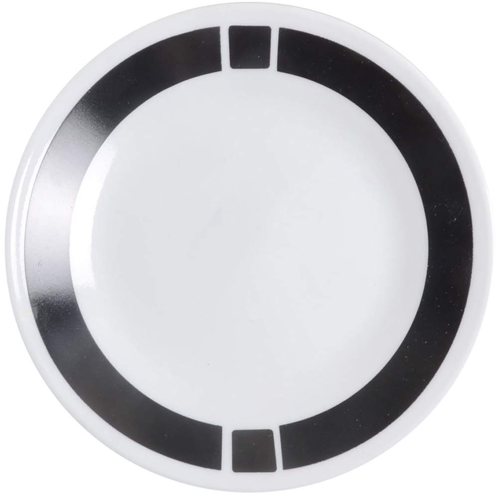 Urban Black (Corelle) Bread & Butter Plate by Corning Corelle-1