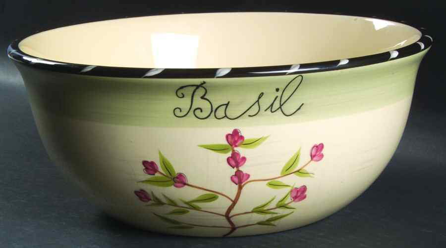 Culinary Herbs 10" Mixing Bowl by Certified International-1