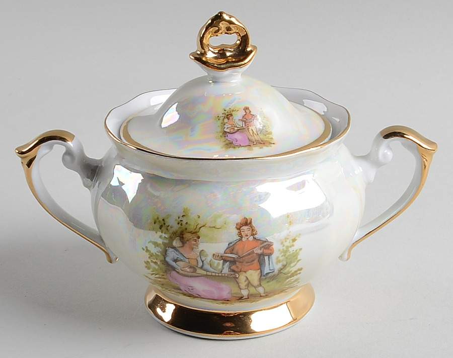 CHZ31 Sugar Bowl & Lid by Chodziez-Poland-1
