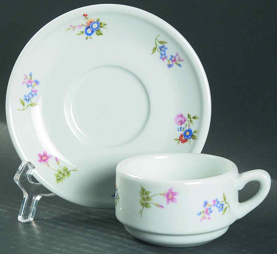 Nicole Flat Demitasse Cup & Saucer Set by BIA Cordon Bleu-1