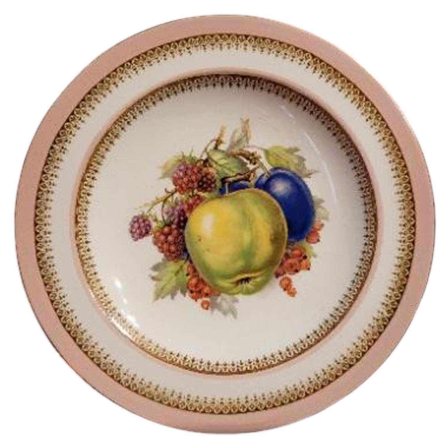 Crd186 (Pink) Luncheon Plate by Crown Ducal-1