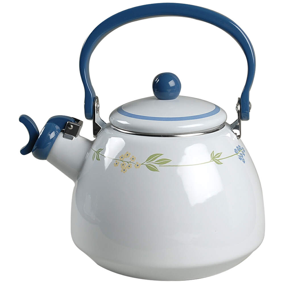 Secret Garden (Corelle) Metal Whistler Kettle & Lid by Corning Corelle-1