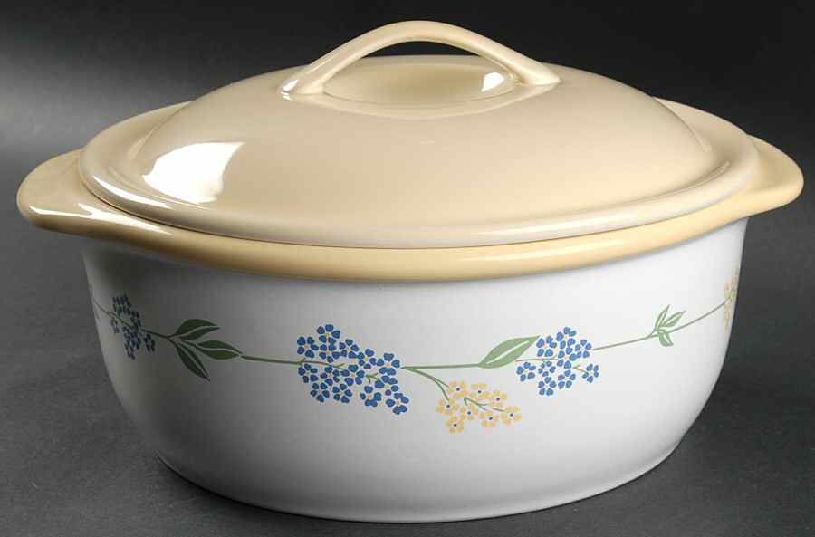 Secret Garden (Corelle) 2.5 Qt Round Covered Casserole by Corning Corelle-1