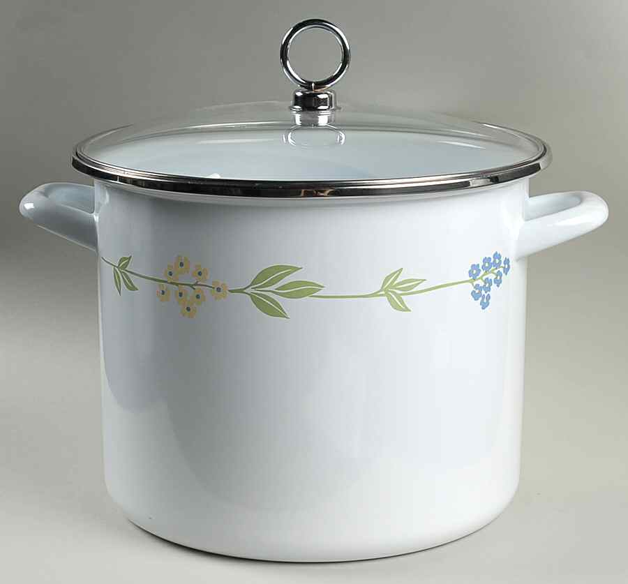 Secret Garden (Corelle) 8 Quart Metal Stockpot & Metal Lid by Corning Corelle-1
