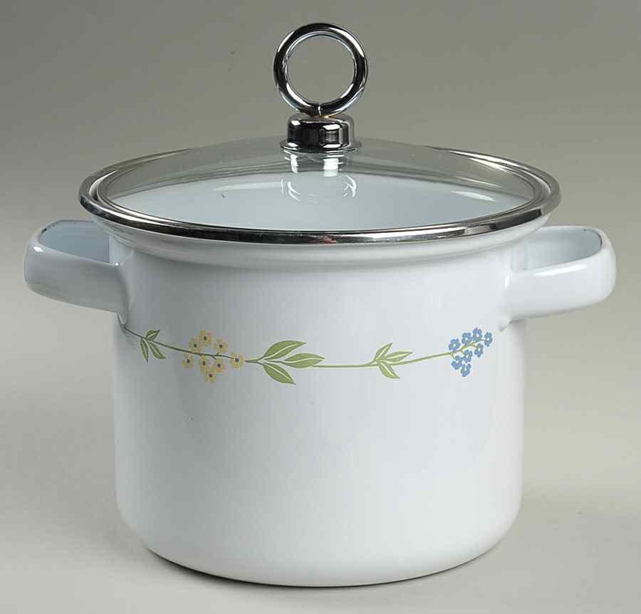 Secret Garden (Corelle) 1.5 Qt Metal Stockpot by Corning Corelle-1