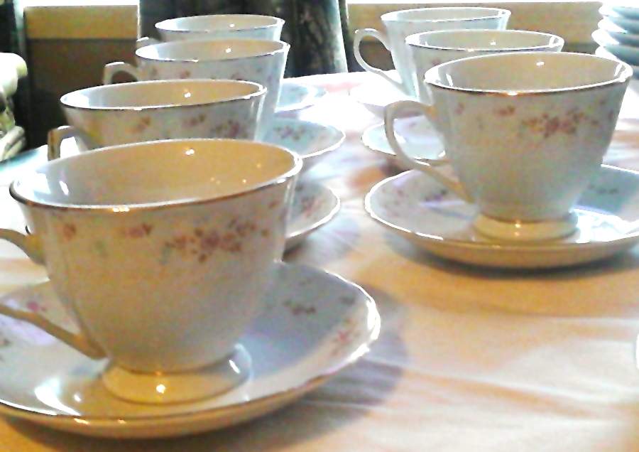 CX304 Footed Cup & Saucer Set by China (Made in China)-1