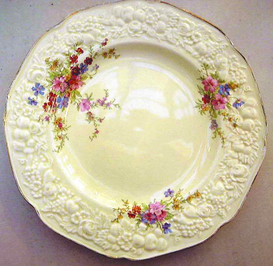 Marie Dinner Plate by Crown Ducal-1