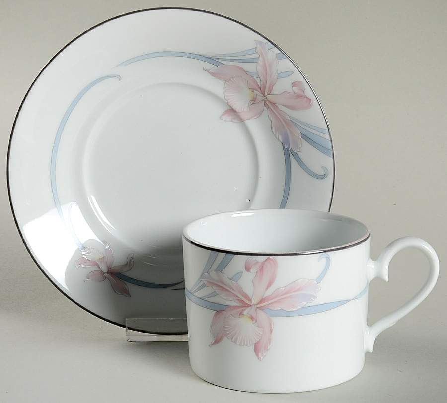 Maui Flat Cup & Saucer Set by Carico-1