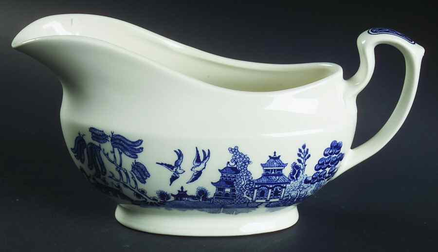 Willow Blue (Japan) Gravy Boat by Churchill-1