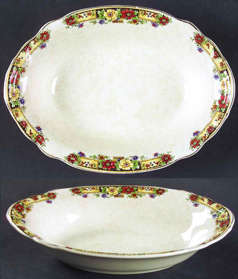2354p 9" Oval Vegetable Bowl by Canonsburg-1