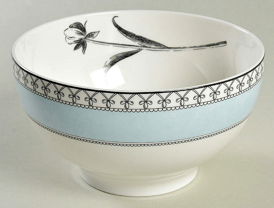 Tuilleries (Blue) Soup/Cereal Bowl by Charter Club-1