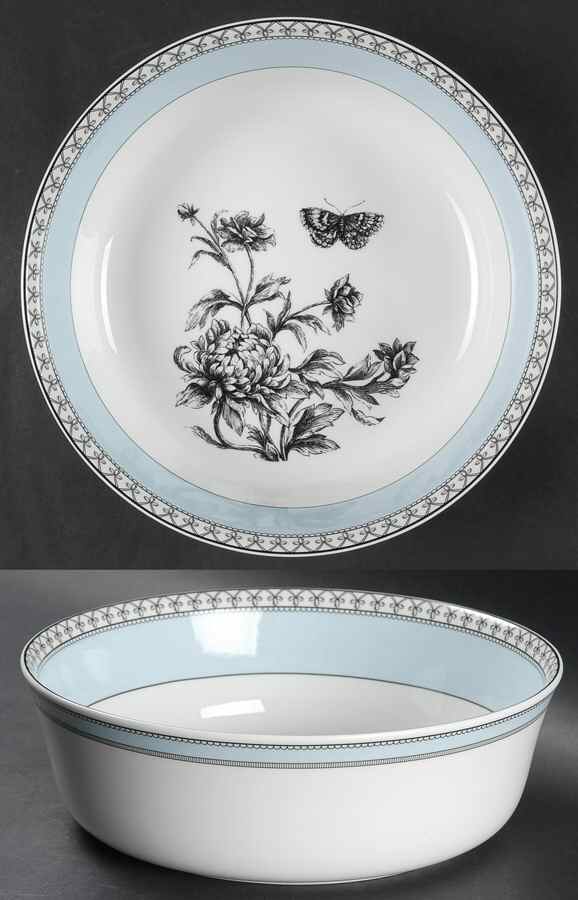 Tuilleries (Blue) 8" Round Vegetable Bowl by Charter Club-1