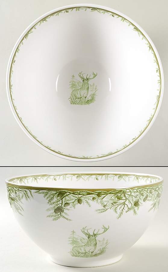 Forest 11" Large Salad Serving Bowl by C E Corey-1