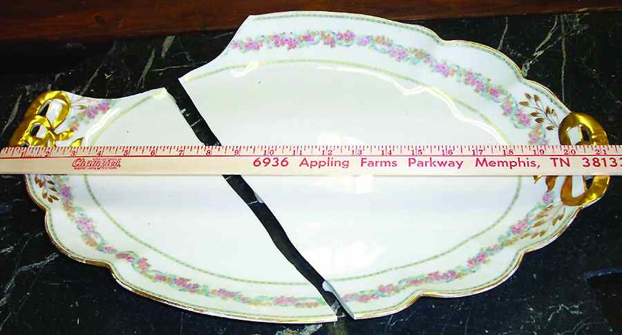 CHF1247 20" Oval Serving Platter by Charles Field Haviland-1