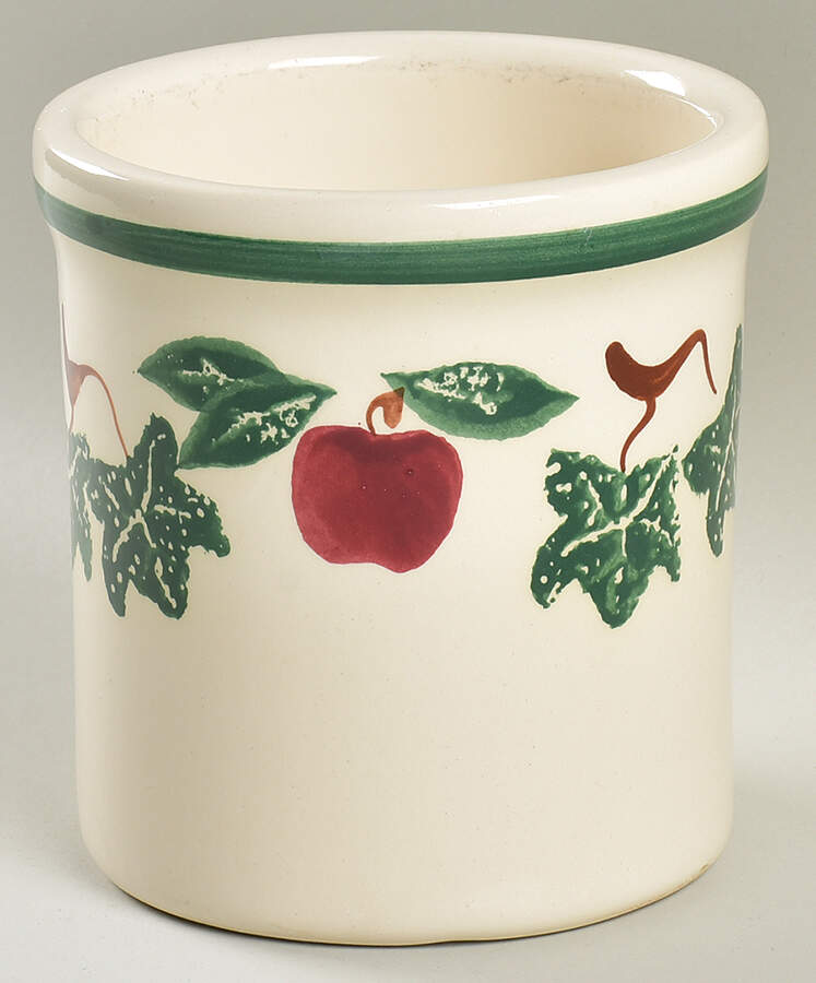 Apple & Ivy Utensil Holder by Crock Shop-1