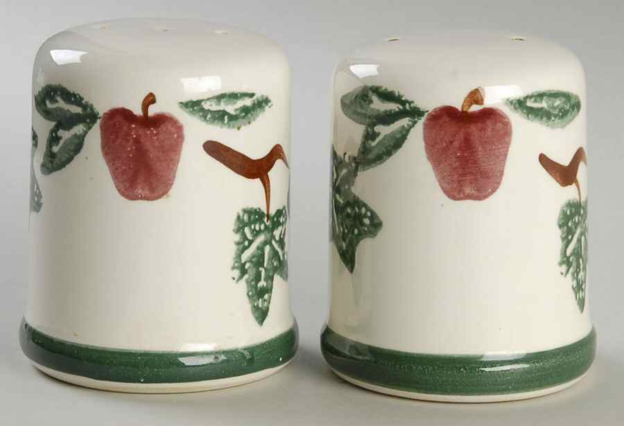Apple & Ivy Salt & Pepper Set by Crock Shop-1