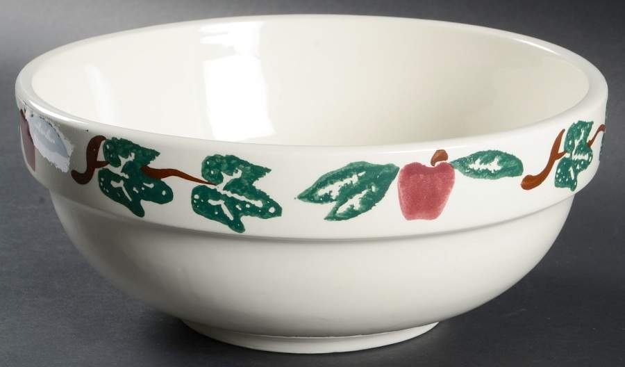 Apple & Ivy Popcorn Bowl by Crock Shop-1