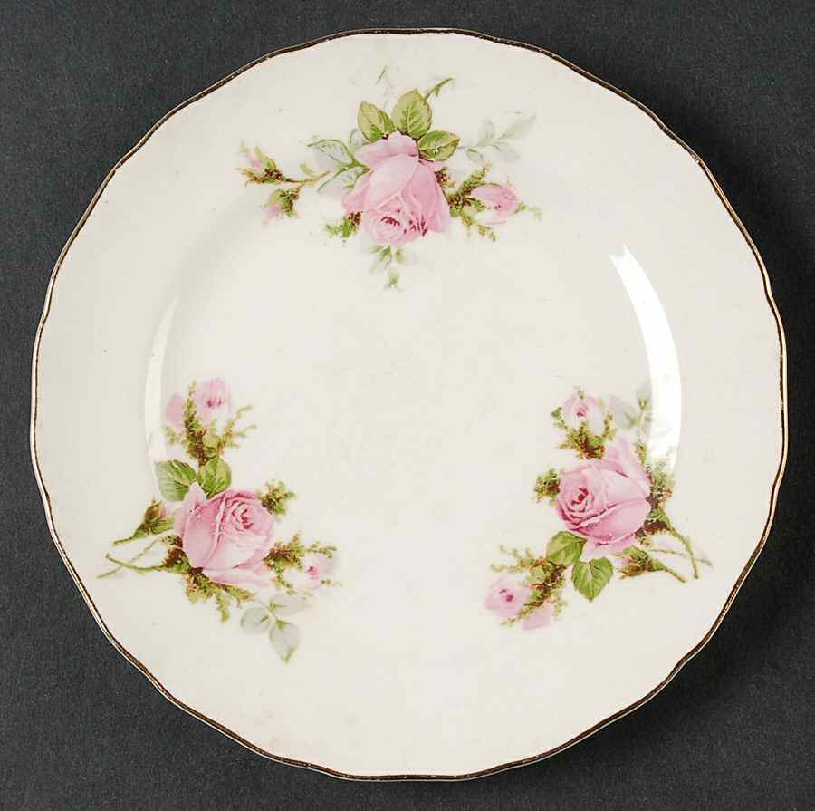 Rose Bouquet Bread & Butter Plate by Canonsburg-1