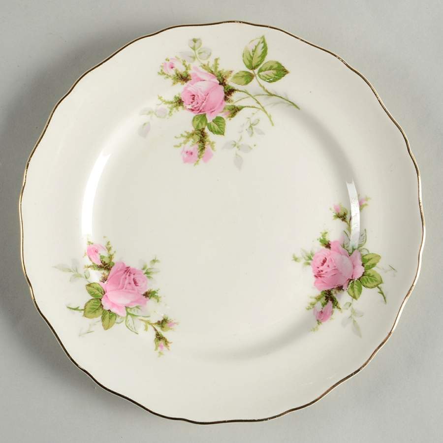 Rose Bouquet Salad Plate by Canonsburg-1