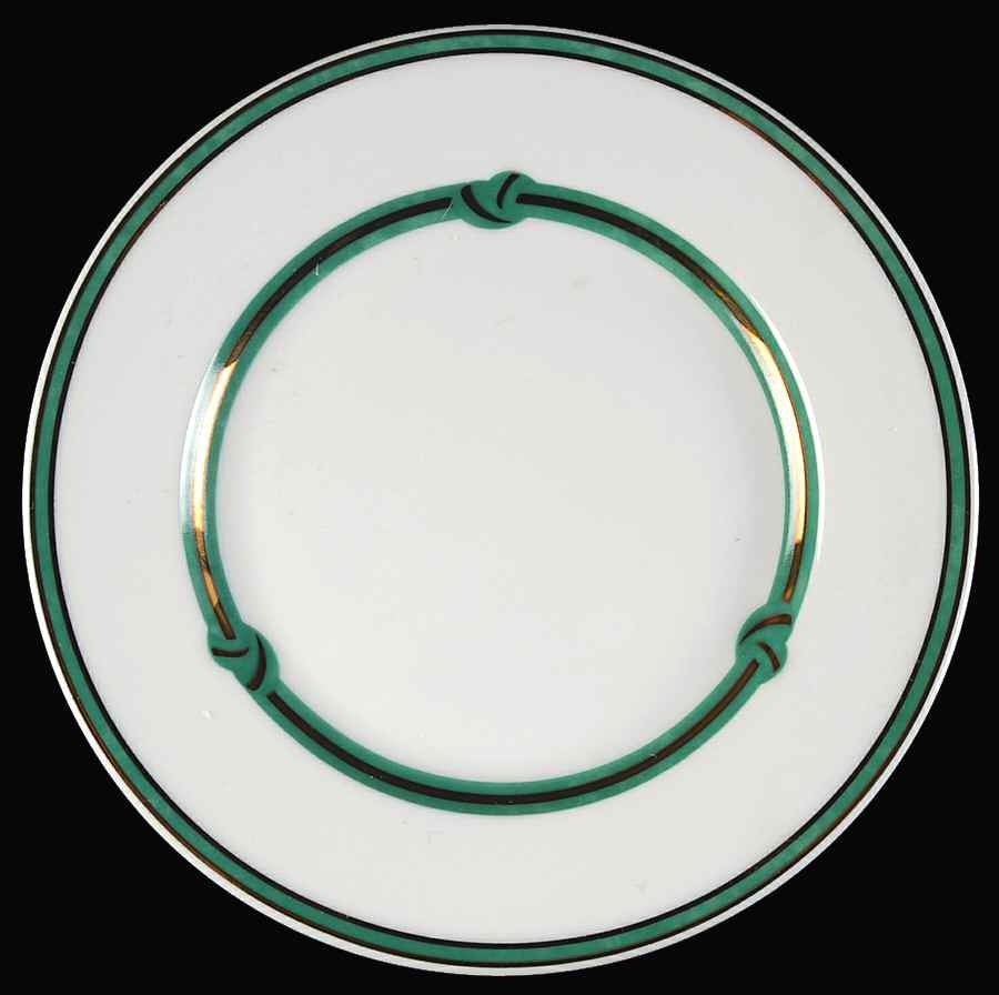 Rubanea Vert Bread & Butter Plate by Christofle-1