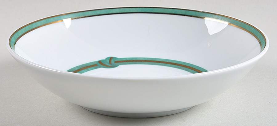 Rubanea Vert Soup/Cereal Bowl by Christofle-1