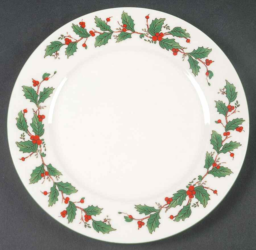 Noel Salad Plate by China (Made in China)-1