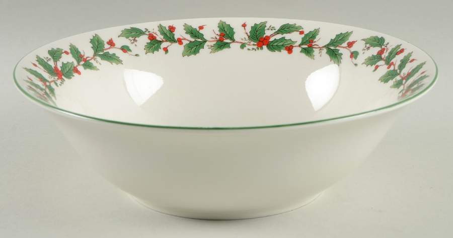 Noel 9" Round Vegetable Bowl by China (Made in China)-1