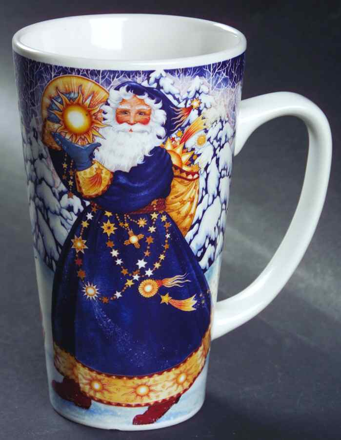 Starlight Santa Latte Mug by Certified International-1