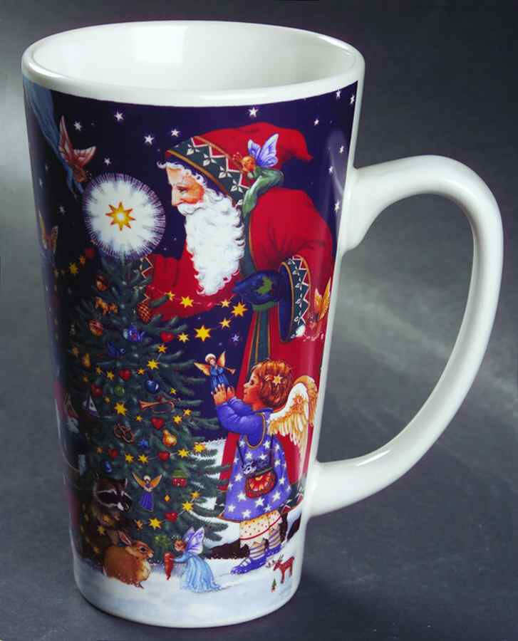 Starlight Santa Latte Mug by Certified International-1