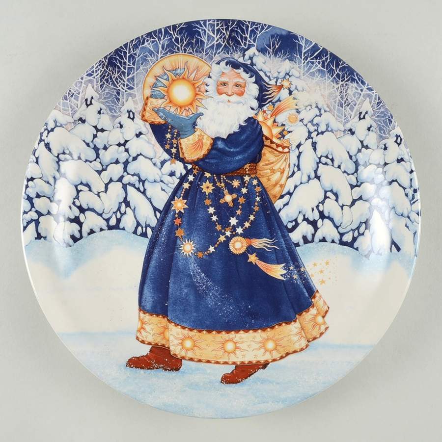 Starlight Santa Dinner Plate by Certified International-1