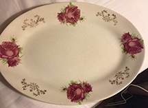 CRO294 11" Oval Serving Platter by Crooksville-1