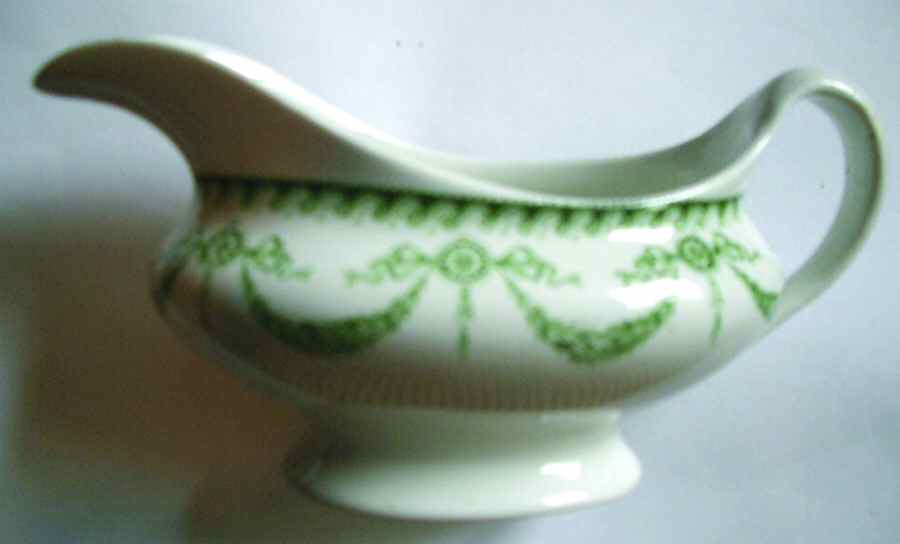 Empire Green Gravy Boat by Ceramic Art-1