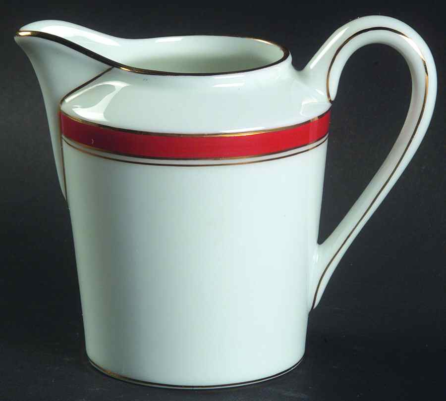Ambassade Vermillion Creamer by Charles Field Haviland-1