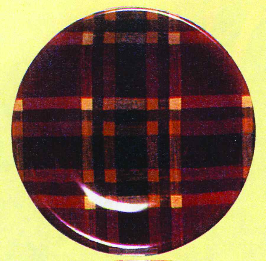 Plaid Salad/Dessert Plate by Certified International-1