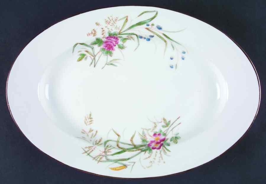 CHF1256 13" Oval Serving Platter by Charles Field Haviland-1