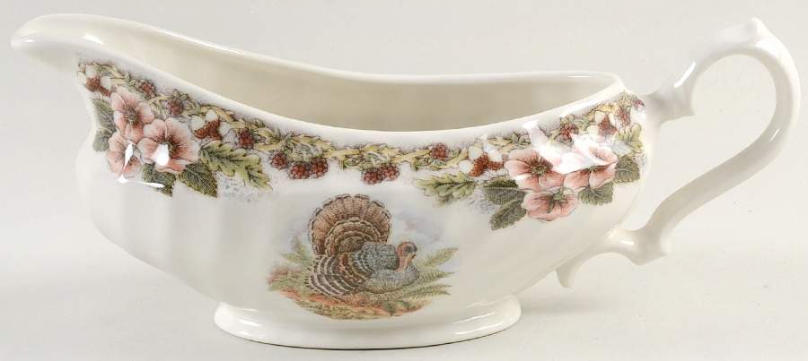 Thanksgiving Multicolor (Non-England) Gravy Boat by Churchill-1
