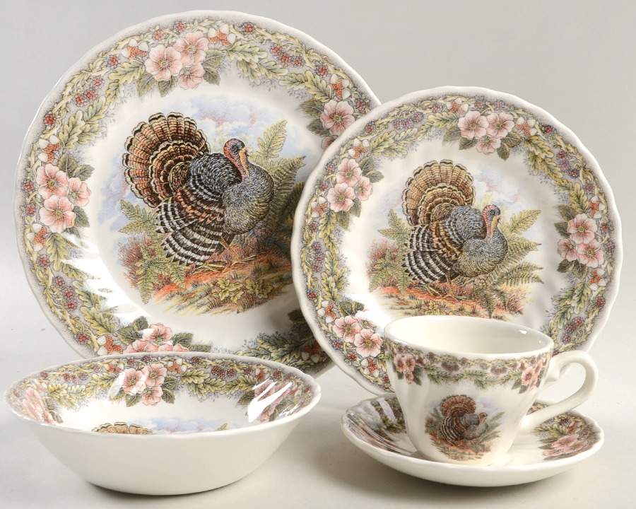 Thanksgiving Multicolor (Non-England) 5 Piece Place Setting by Churchill-1