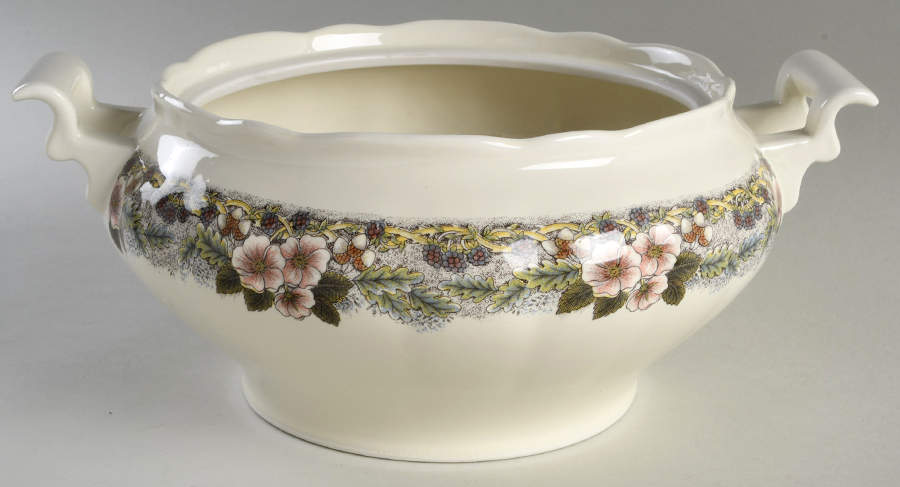 Thanksgiving Multicolor (Non-England) Tureen No Lid by Churchill-1