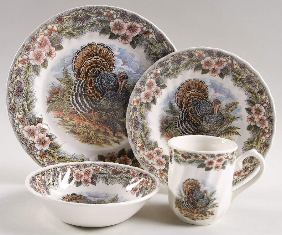 Thanksgiving Multicolor (Non-England) 4 Piece Place Setting by Churchill-1