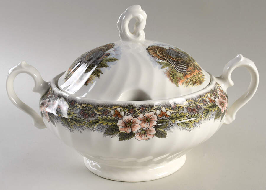 Thanksgiving Multicolor (Non-England) Tureen & Lid by Churchill-1