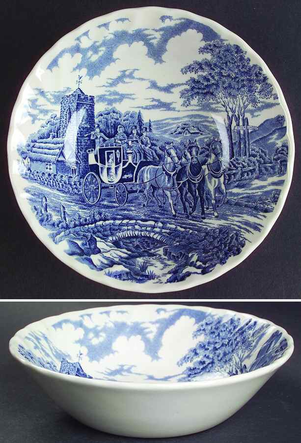 Royal Mail Blue (Colombia) Coupe Cereal Bowl by Churchill-1