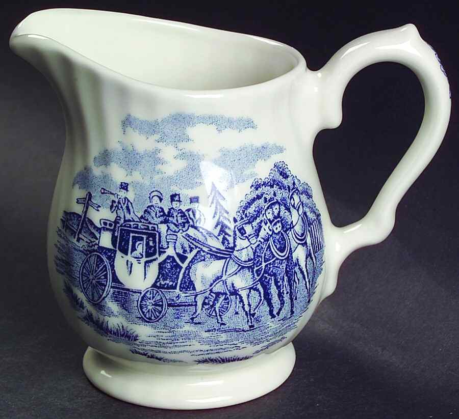 Royal Mail Blue (Colombia) Creamer by Churchill-1