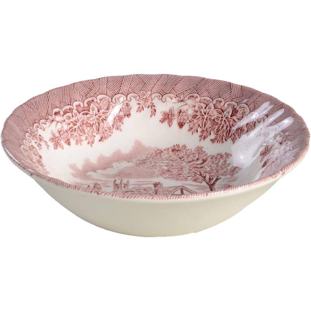 The Brook Pink (Columbia, Malaysia) Coupe Cereal Bowl by Churchill-1