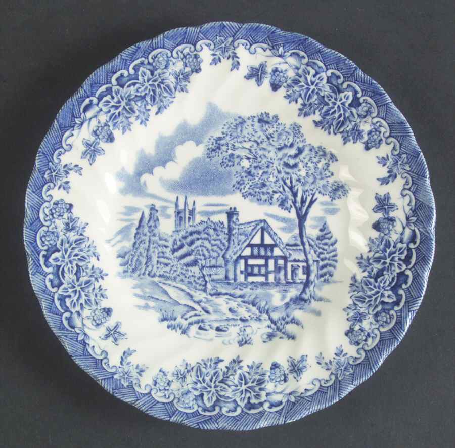 The Brook Blue (Columbia, Malaysia) Bread & Butter Plate by Churchill-1